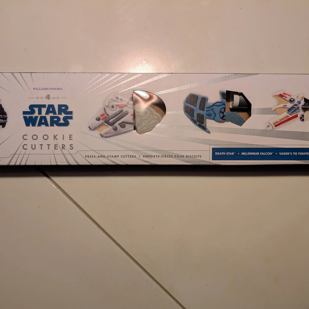 Two Sets Williams Sonoma Star Wars Cookie Cutters